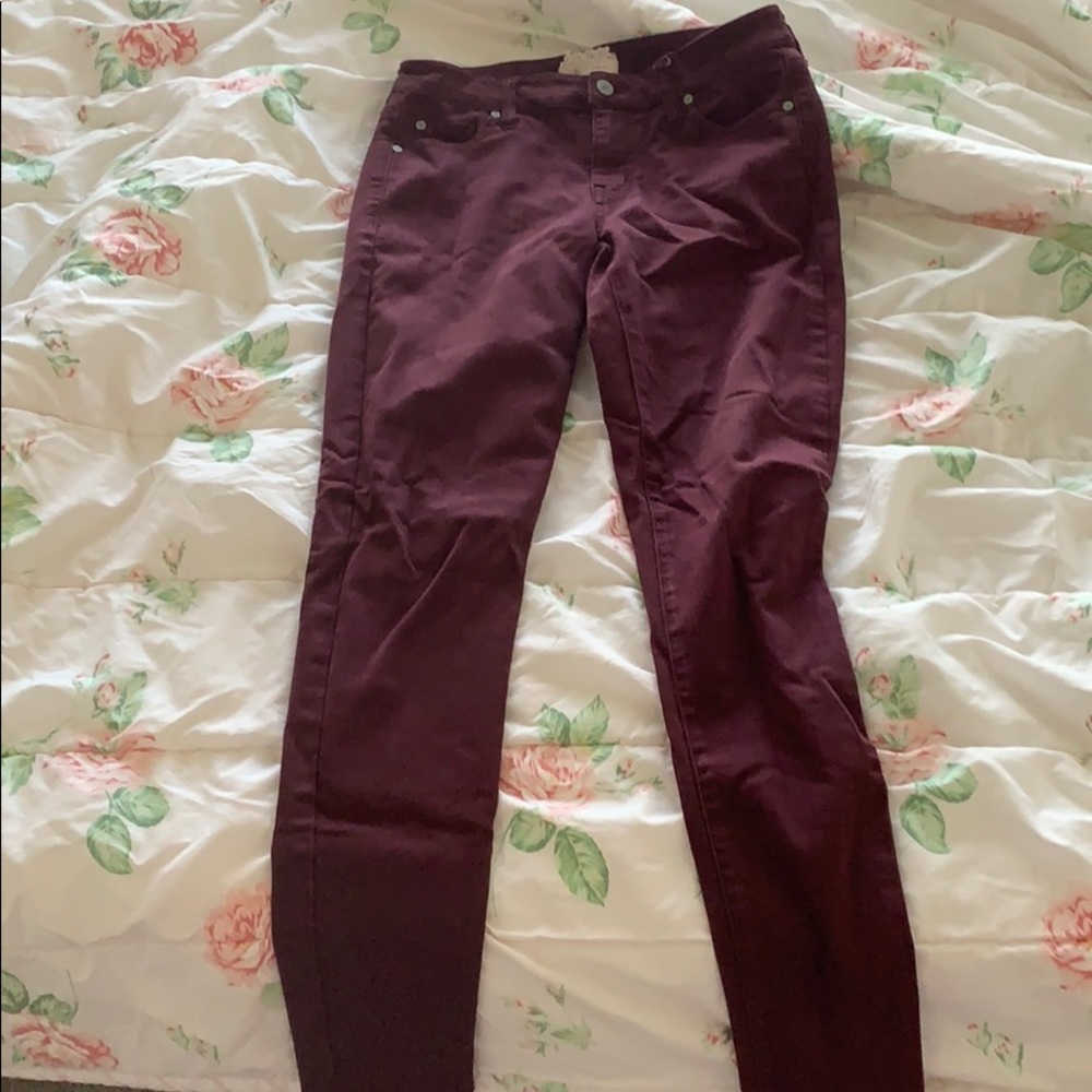 Altar’d State Maroon Jeans